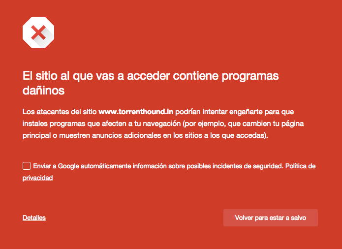 Imagen - TorrentHound caído sin motivo