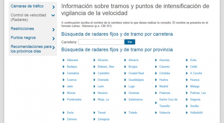 Imagen - Cómo saber la ubicación de los radares móviles de la DGT