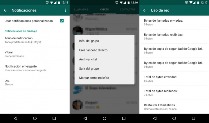 Imagen - Descarga WhatsApp 2.12.194: silencia a tus contactos y marca chats como no leídos