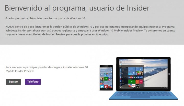 Imagen - Microsoft cierra el programa Windows 10 Insider