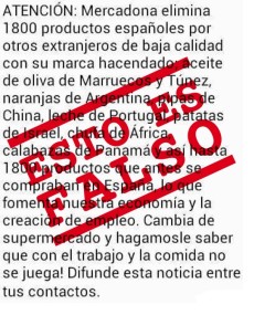 Imagen - Mercadona desmiente los bulos que circulan en redes sociales
