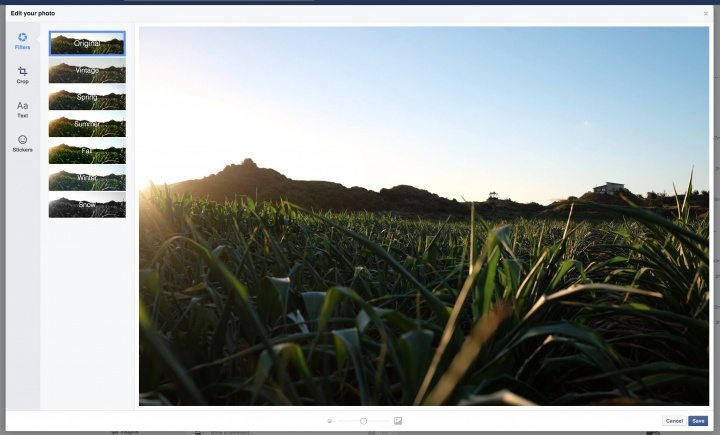 Imagen - Facebook a&ntilde;ade filtros fotogr&aacute;ficos, stickers y editor de fotos