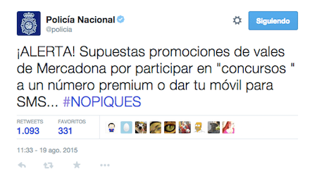 Imagen - Otro fraude de vales de Mercadona circula por WhatsApp