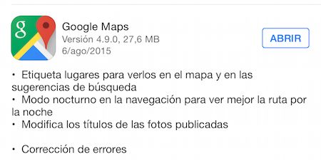 Imagen - Google Maps para iOS a&ntilde;ade el Modo Nocturno