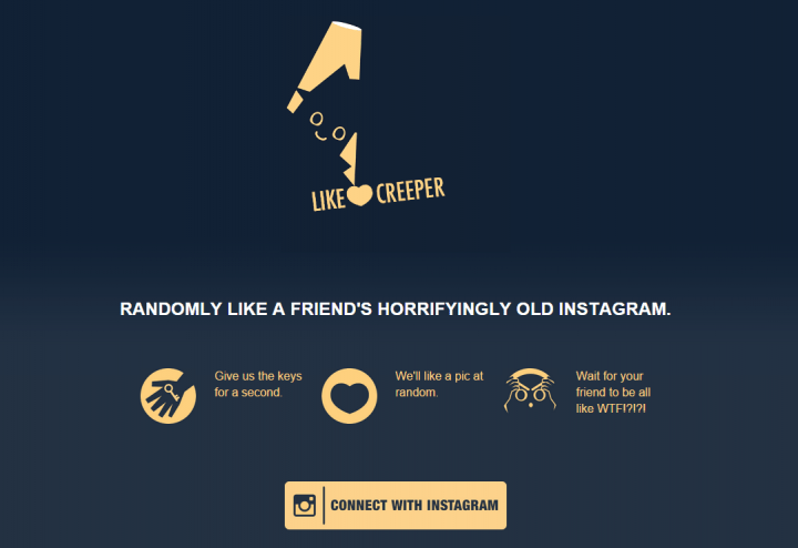 Imagen - Asusta a tus amigos de Instagram fácilmente con Like Creeper