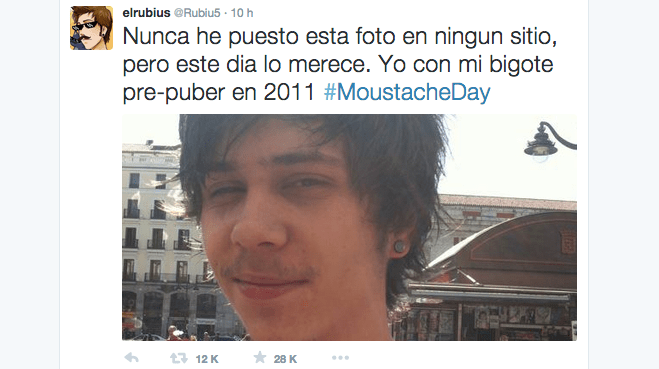 Imagen - #MoustacheDay, el nuevo hashtag viral creado por elrubius