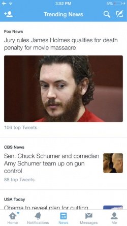 Imagen - Twitter añadirá una pestaña de Noticias