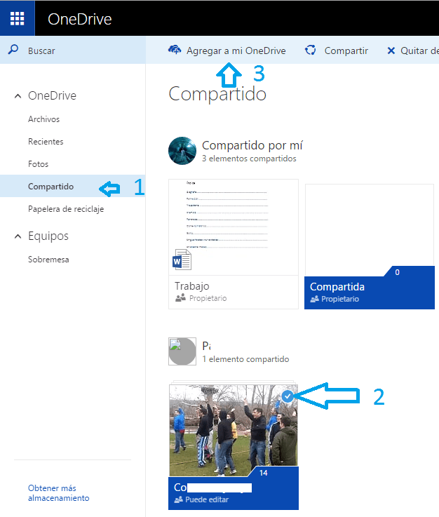 Imagen - Cómo sincronizar carpetas compartidas de OneDrive