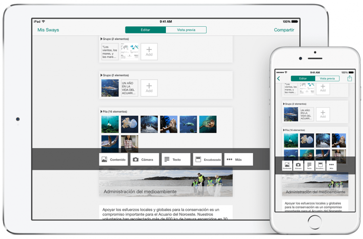 Imagen - Descarga Sway, la nueva app para crear impresionantes presentaciones