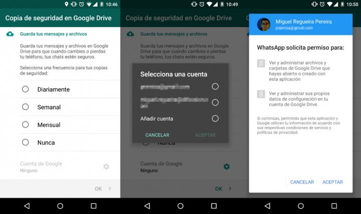 Imagen - Ya es posible hacer copia de seguridad de WhatsApp en Google Drive