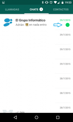 Imagen - Cómo marcar como no leído en WhatsApp