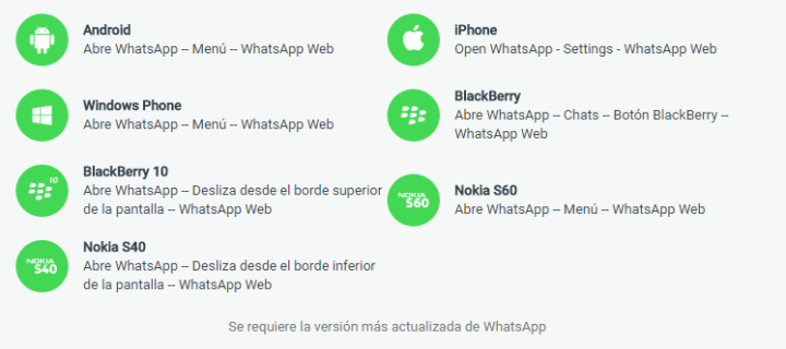 Imagen - WhatsApp Web ya está disponible para iPhone