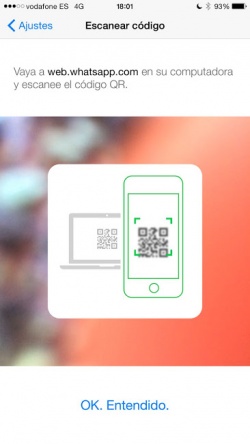 Imagen - WhatsApp Web ya está disponible para iPhone