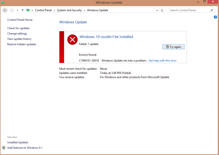 Imagen - Cómo solucionar el error C1900101-30018 de Windows 10