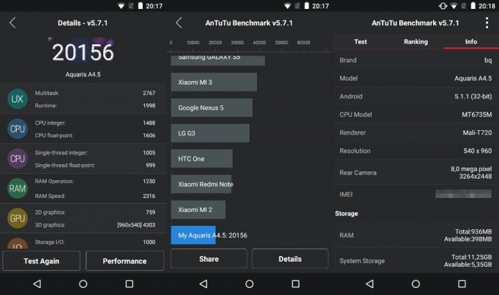 Imagen - Review: bq Aquaris A4.5, el primer Android One español convence