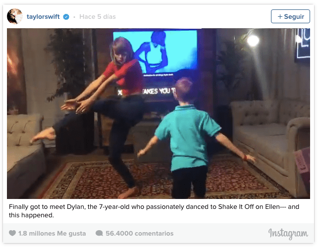 Imagen - Un fan de Taylor Swift se hace viral por su imitaci&oacute;n