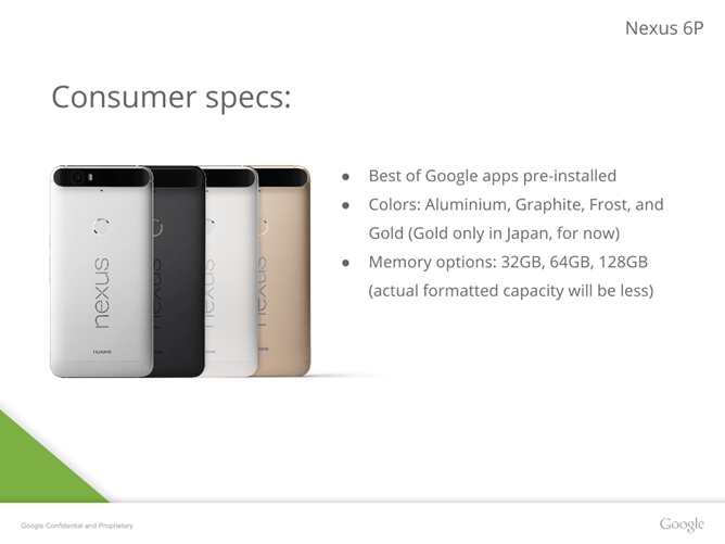 Imagen - Nexus 5X y Nexus 6P disponibles a partir de mañana: conoce sus precios