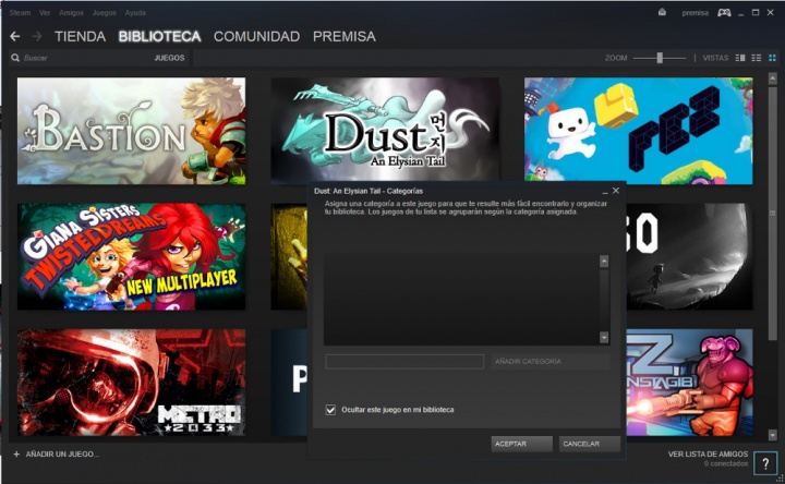 Imagen - C&oacute;mo ocultar los juegos en la biblioteca de Steam