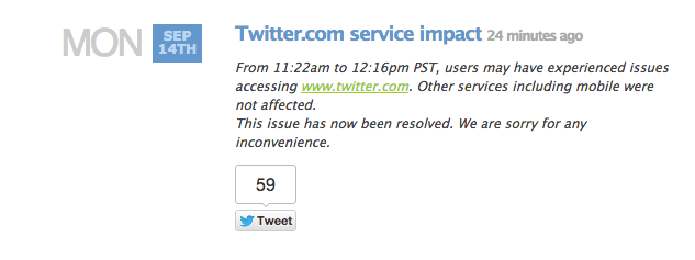 Imagen - Twitter se cae durante casi una hora