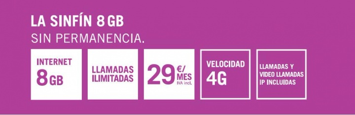Imagen - Yoigo lanza la Tarifa Sinfín de 8 GB
