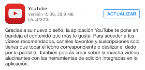 Imagen - YouTube para iOS se actualiza con Material Design y editor de vídeos