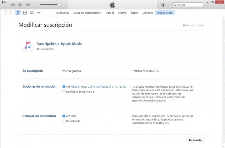 Imagen - C&oacute;mo cancelar Apple Music