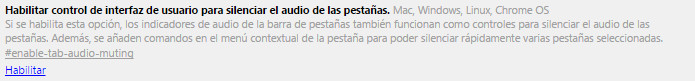 Imagen - C&oacute;mo silenciar pesta&ntilde;as en Chrome de forma nativa