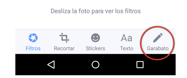 Imagen - La app de Facebook ya permite dibujar en las fotos