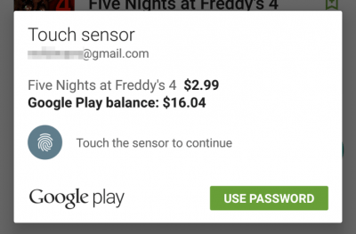 Imagen - La Play Store ya soporta huella digital en las compras