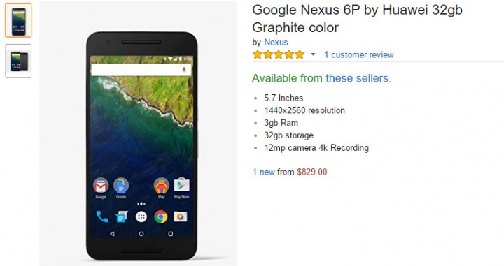 Imagen - 5 sitios para comprar el Nexus 6P en Espa&ntilde;a