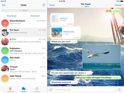 Imagen - Telegram recibe una gran actualizaci&oacute;n para iPhone 6s, iPad y Apple Watch