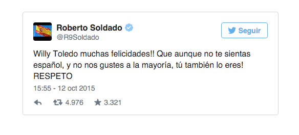 Imagen - Frank Cuesta y Soldado responden a Willy Toledo