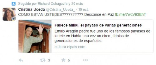 Imagen - La muerte de Miliki se vuelve viral tres años después