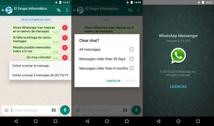 Imagen - Descarga WhatsApp 2.12.323 beta con mejoras en el reenv&iacute;o de mensajes
