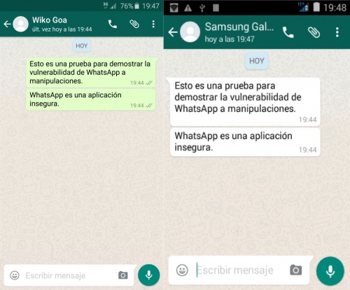 Imagen - Falsificar conversaciones de WhatsApp es posible