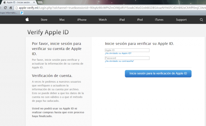 Imagen - Circulan correos fraudulentos de Apple sobre un ataque a tu cuenta