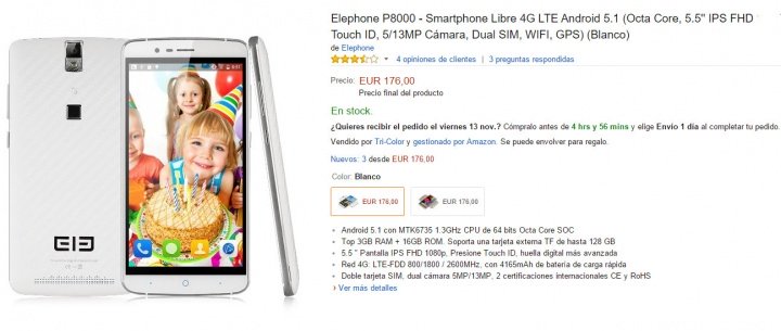 Imagen - D&oacute;nde comprar el Elephone P8000 desde Espa&ntilde;a