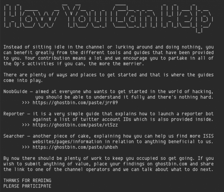 Imagen - Anonymous quiere tu ayuda para hackear al Estado Islámico #OpParis