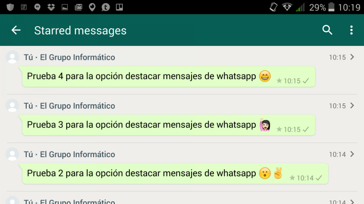 Imagen - Descarga WhatsApp 2.12.338 con la funci&oacute;n destacar mensajes