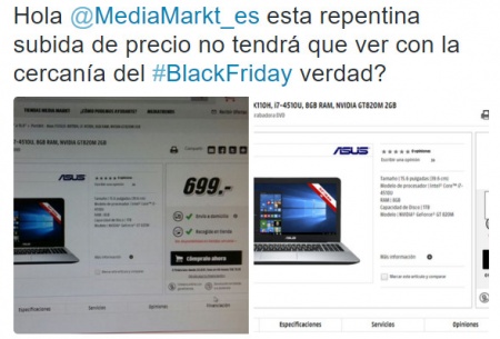 Imagen - Media Markt podría estar subiendo los precios de cara al Black Friday