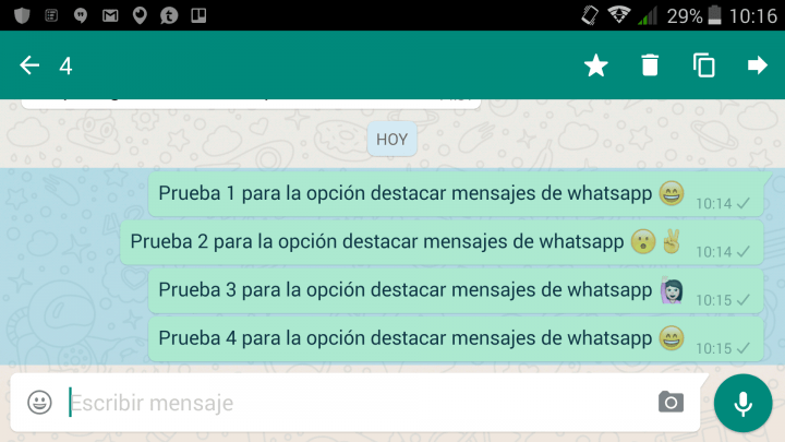 Imagen - Descarga WhatsApp 2.12.338 con la funci&oacute;n destacar mensajes