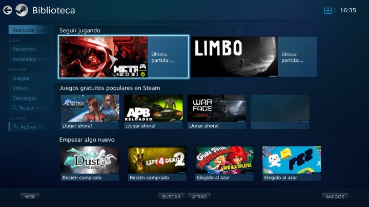 Imagen - Cómo activar el modo Big Picture en Steam y usar tu PC como una consola