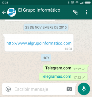 Imagen - WhatsApp bloquea Telegram