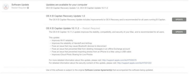Imagen - Mac OS X 10.11.2 ya disponible para descargar