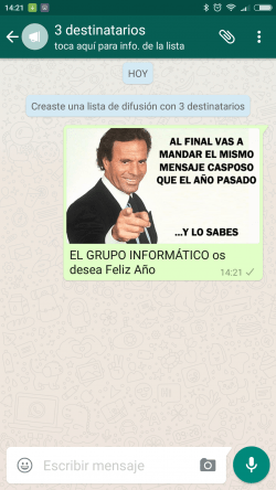 Imagen - Cómo felicitar el Año Nuevo a todos tus contactos por WhatsApp