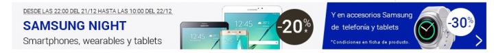 Imagen - 20% de descuento en m&oacute;viles y tablets Samsung en Fnac solo esta noche