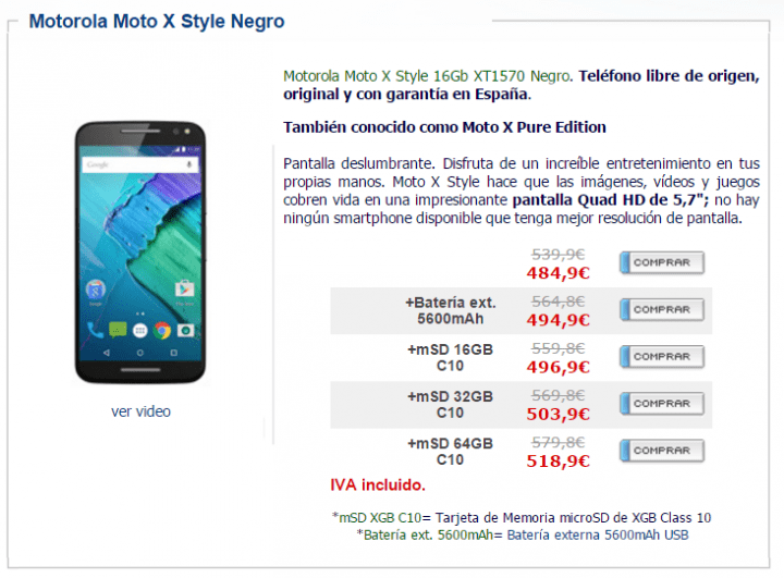 Imagen - Dónde comprar el Moto X Style