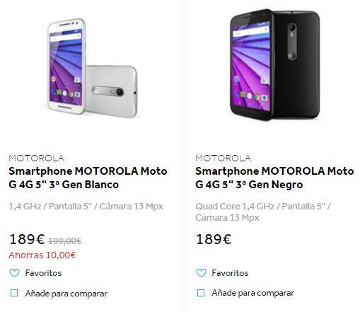 Imagen - Dónde comprar el Motorola Moto G 2015 más barato