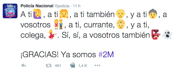 Imagen - La Policía Nacional sortea 5 premios para celebrar los #2M de seguidores en Twitter