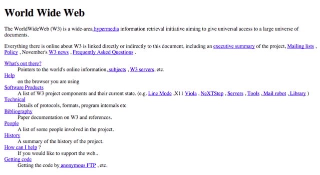 Imagen - Se cumplen 25 a&ntilde;os de la primera p&aacute;gina web